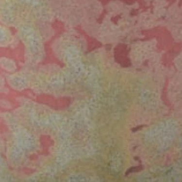 Burley Winter Pottery green over rose glaze