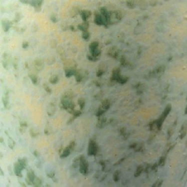 Burley Winter Pottery green over cream glaze